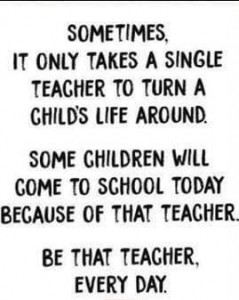 Be that teacher